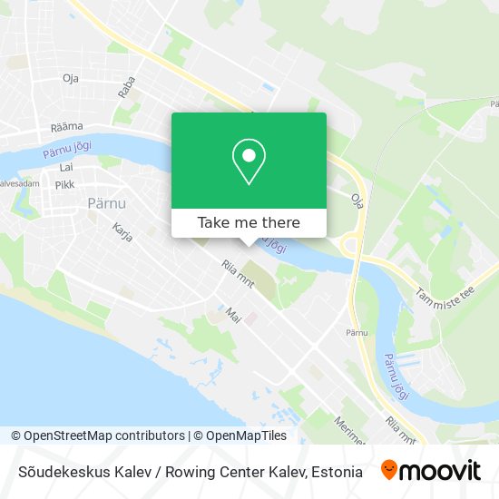 Sõudekeskus Kalev / Rowing Center Kalev map