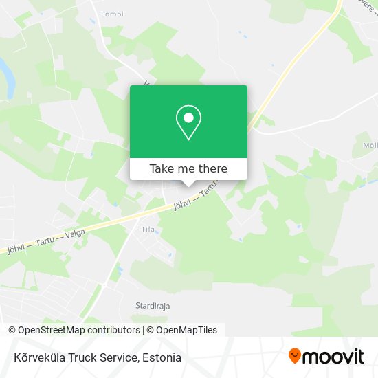 Kõrveküla Truck Service map