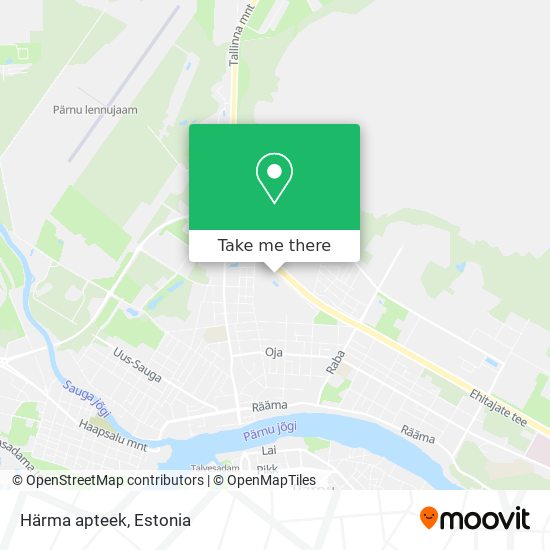 Härma apteek map