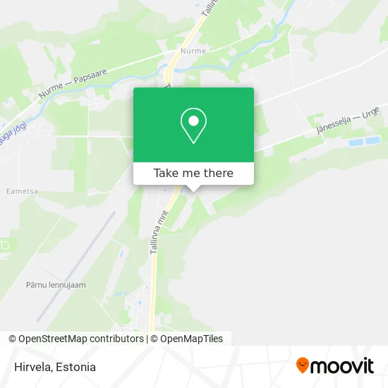 Карта Hirvela