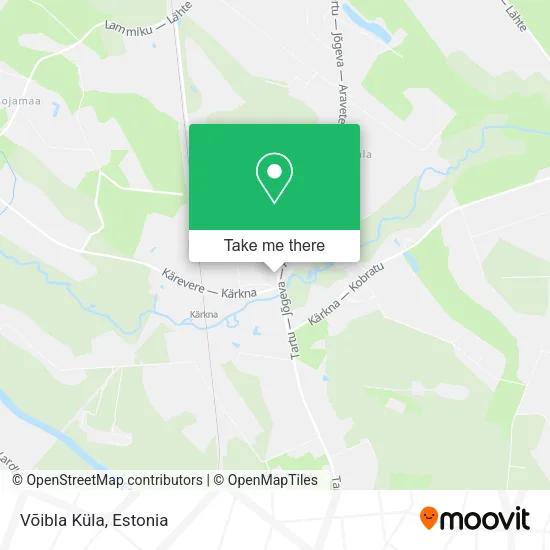 Карта Võibla Küla