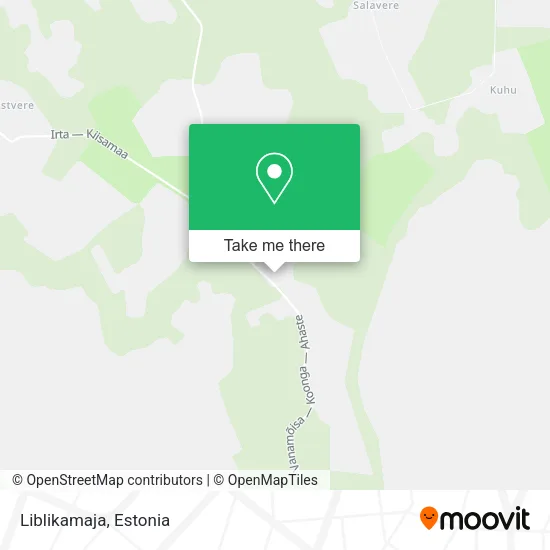 Карта Liblikamaja