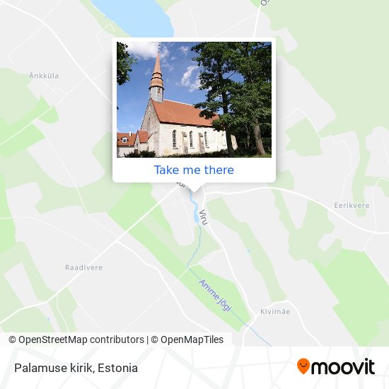 Palamuse kirik map