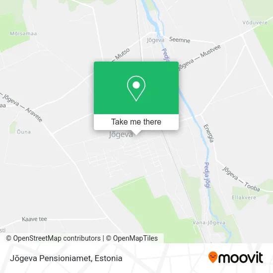 Карта Jõgeva Pensioniamet