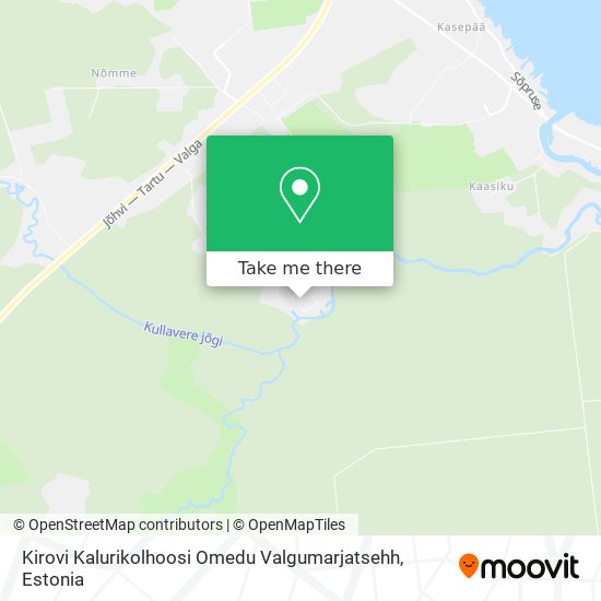 Kirovi Kalurikolhoosi Omedu Valgumarjatsehh map