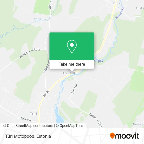 Карта Türi Motopood
