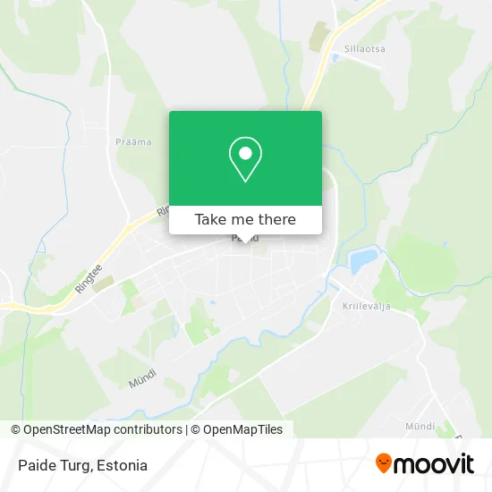 Карта Paide Turg