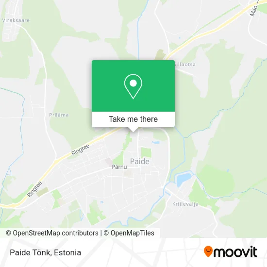 Paide Tönk map