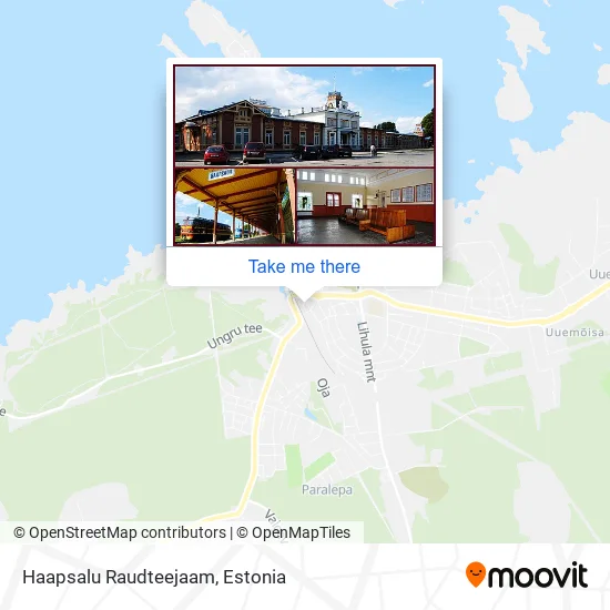 Карта Haapsalu Raudteejaam