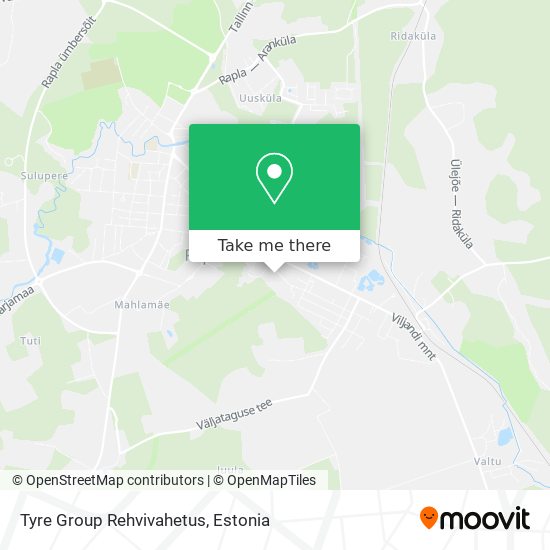 Tyre Group Rehvivahetus map