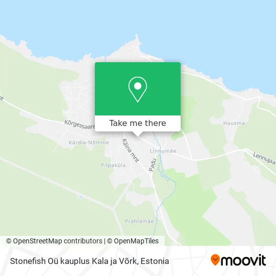 Stonefish Oü kauplus Kala ja Võrk map