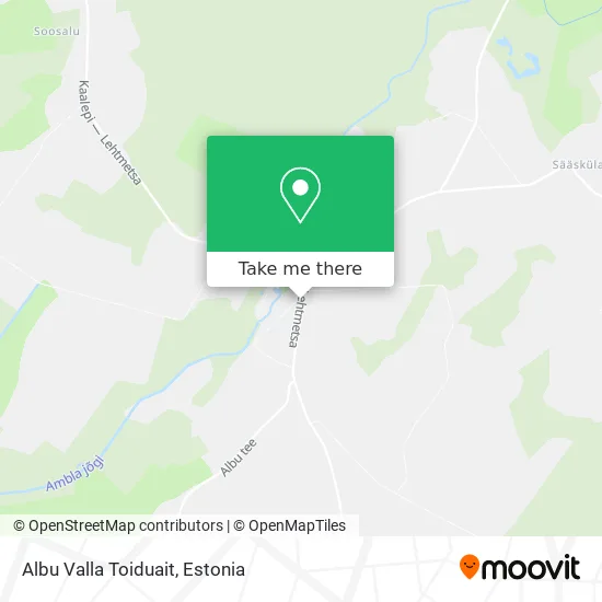 Карта Albu Valla Toiduait