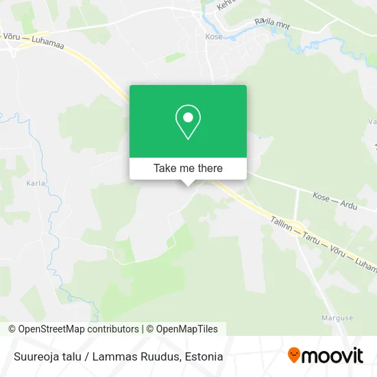 Карта Suureoja talu / Lammas Ruudus