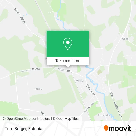 Turu Burger map