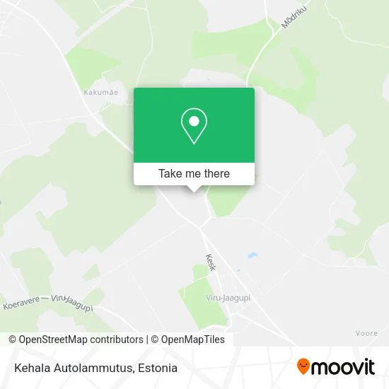 Карта Kehala Autolammutus