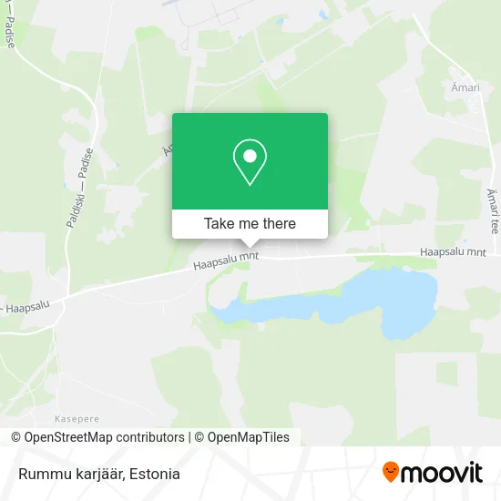 Карта Rummu karjäär