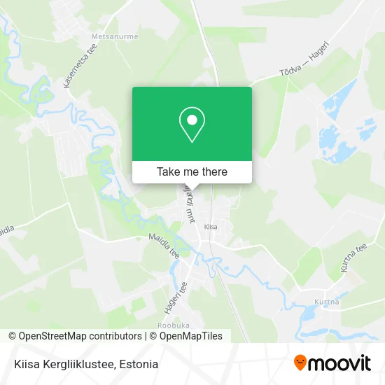 Kiisa Kergliiklustee map