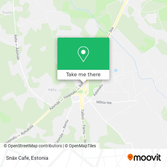 Snäx Cafe map