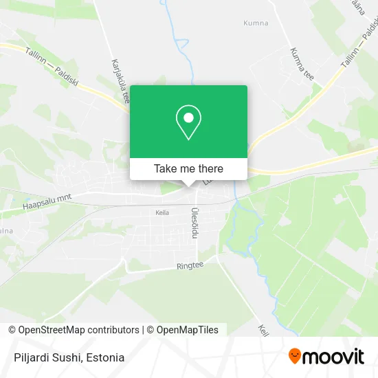 Piljardi Sushi map