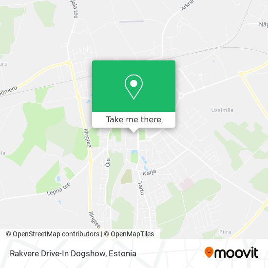 Rakvere Drive-In Dogshow map