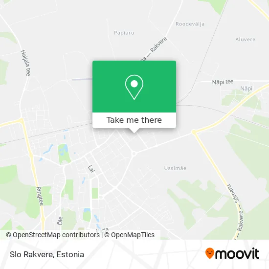 Карта Slo Rakvere