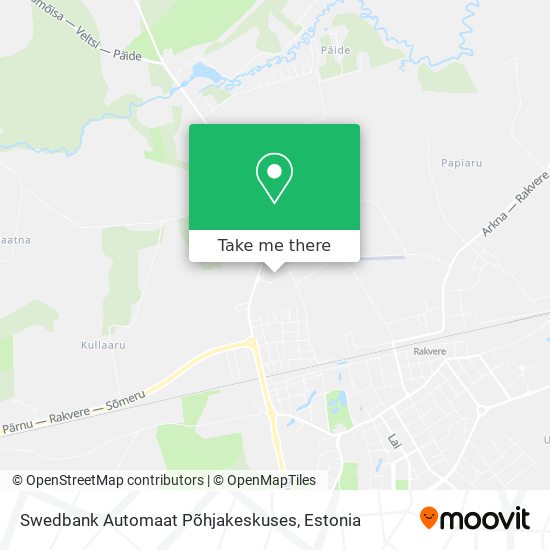 Swedbank Automaat Põhjakeskuses map