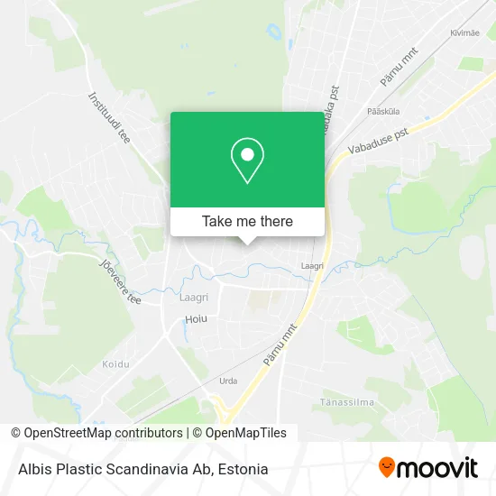 Карта Albis Plastic Scandinavia Ab