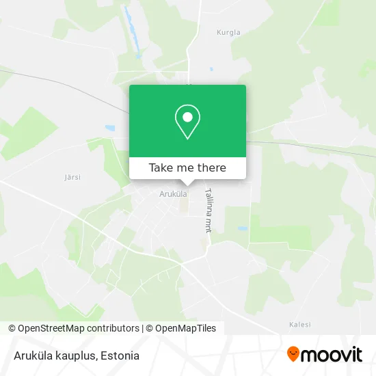 Карта Aruküla kauplus
