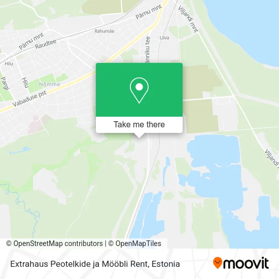 Extrahaus Peotelkide ja Mööbli Rent map