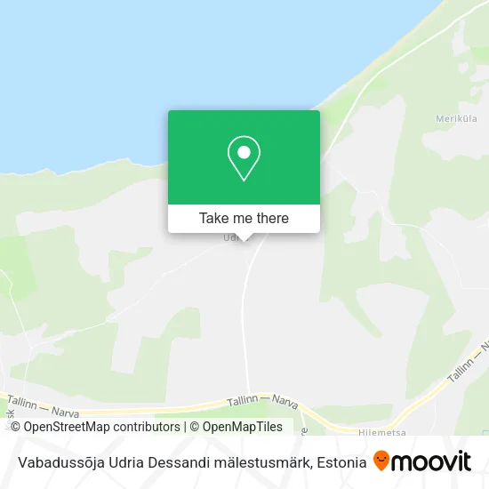 Vabadussõja Udria Dessandi mälestusmärk map