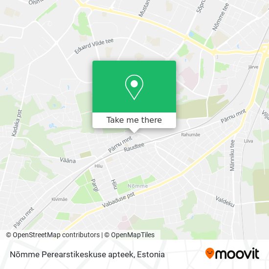Nõmme Perearstikeskuse apteek map