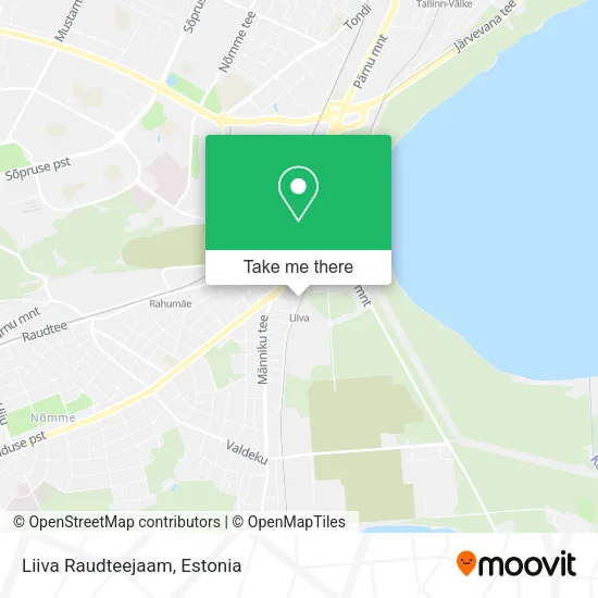Карта Liiva Raudteejaam