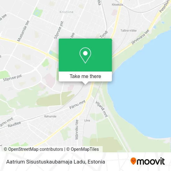 Карта Aatrium Sisustuskaubamaja Ladu