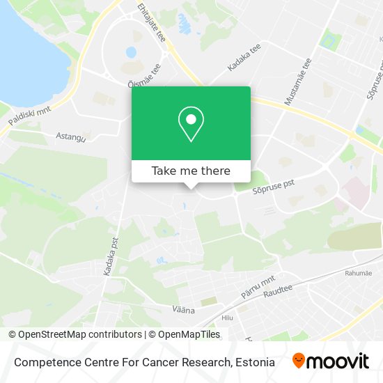 Competence Centre For Cancer Research map