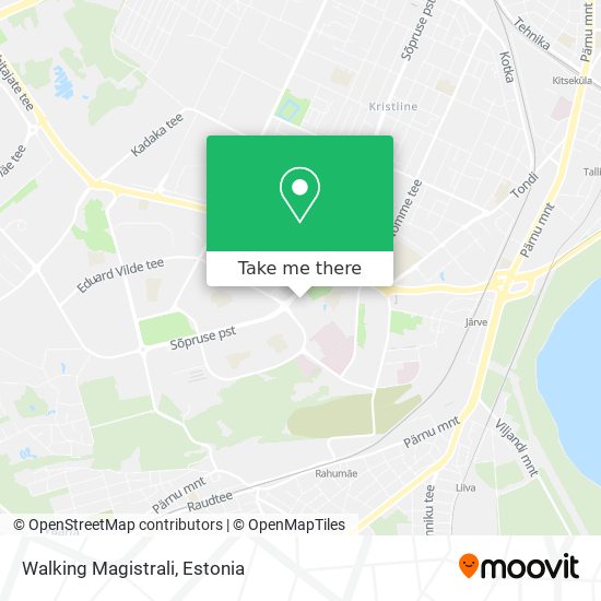 Карта Walking Magistrali