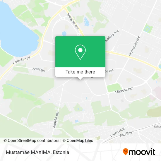 Mustamäe MAXIMA map