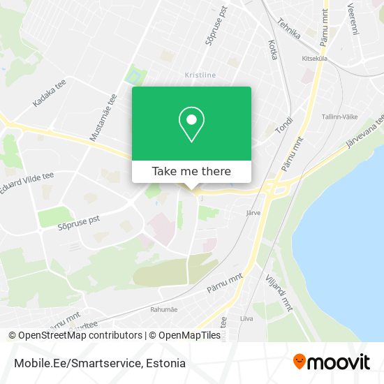 Mobile.Ee/Smartservice map