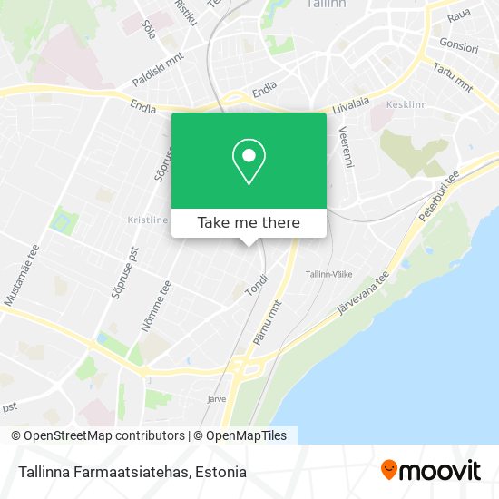 Tallinna Farmaatsiatehas map