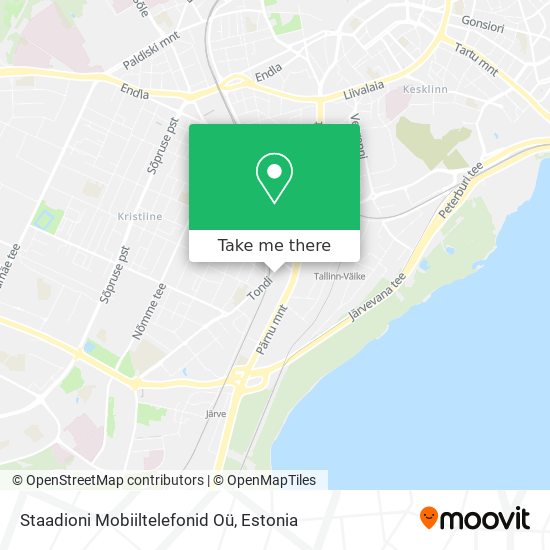 Staadioni Mobiiltelefonid Oü map