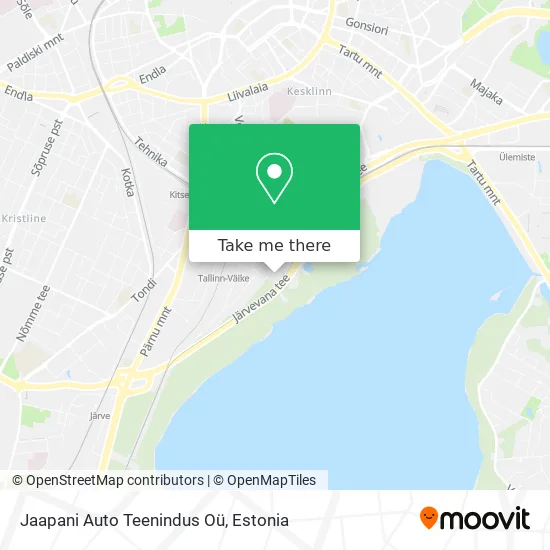 Карта Jaapani Auto Teenindus Oü