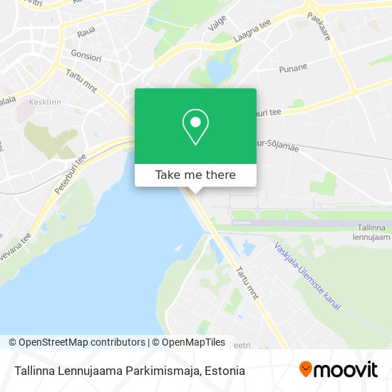 Карта Tallinna Lennujaama Parkimismaja