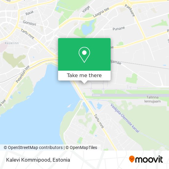 Kalevi Kommipood map