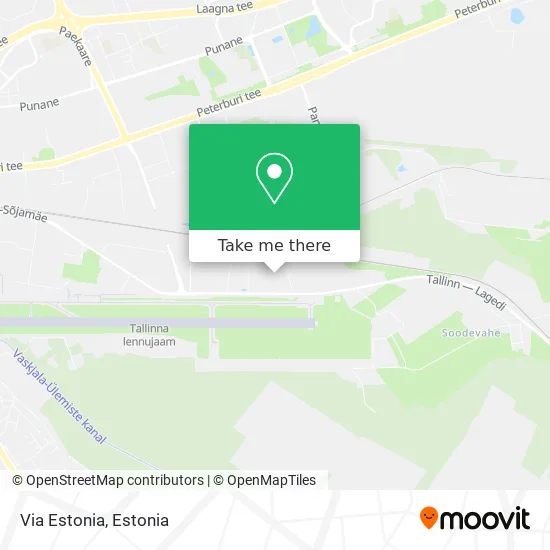Карта Via Estonia