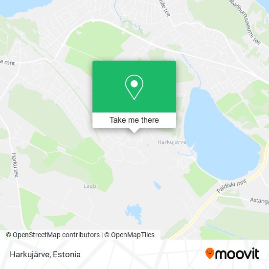 Harkujärve map