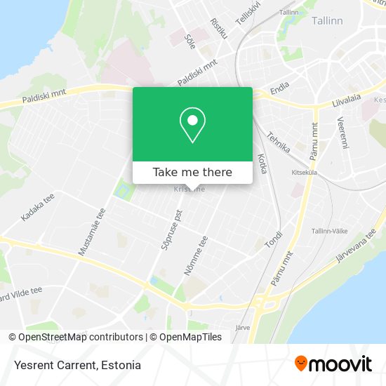 Yesrent Carrent map