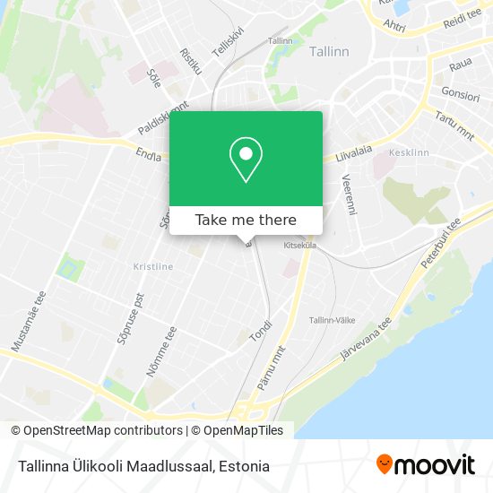 Tallinna Ülikooli Maadlussaal map