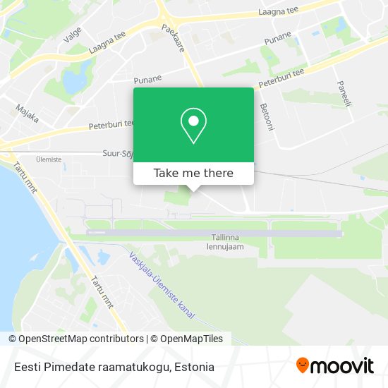 Eesti Pimedate raamatukogu map