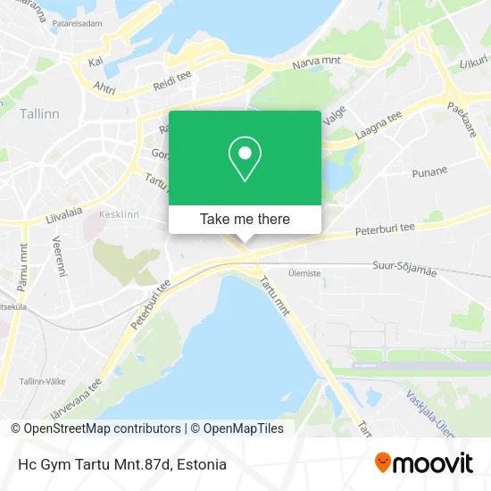 Hc Gym Tartu Mnt.87d map
