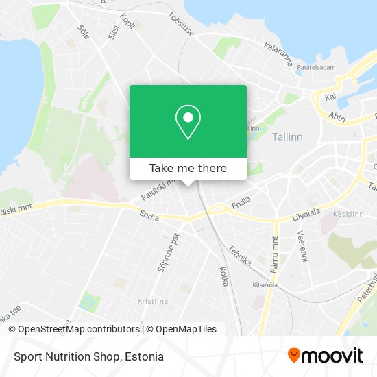 Карта Sport Nutrition Shop