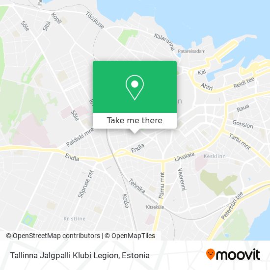 Tallinna Jalgpalli Klubi Legion map